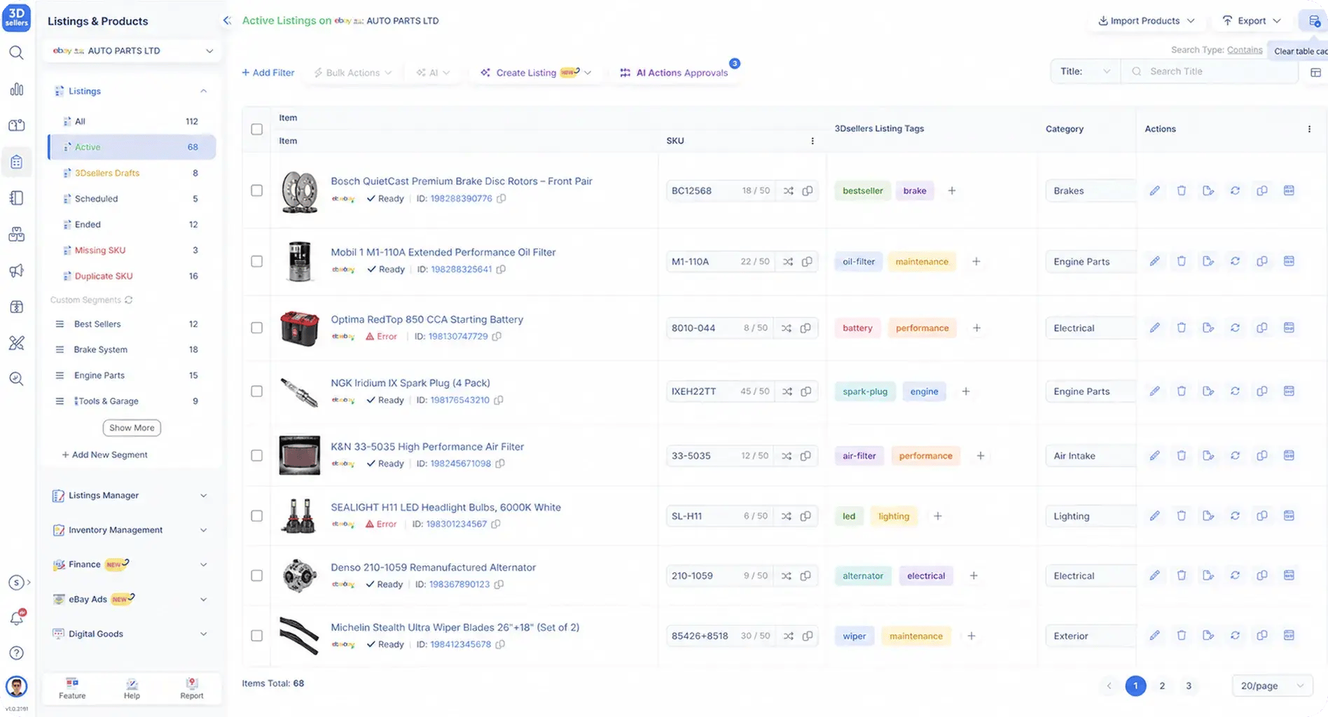 3d-sellers listing tool